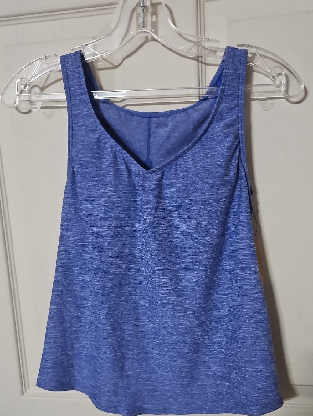 SHADE & SHORE OPEN BACK TANKINI TOP: BLUE: NEW WITH TAGS: SIZE XS